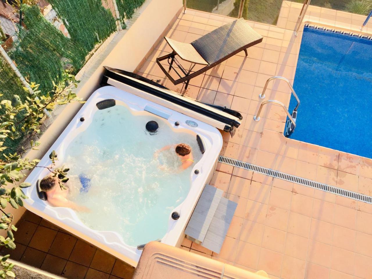 Luxury Villa Investingspain With Sea Views, Pool And Jacuzzi Λορέτ Ντε Μαρ Εξωτερικό φωτογραφία